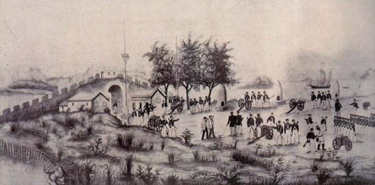 Tomada do Passaleão em 25 de Agosto de 1849