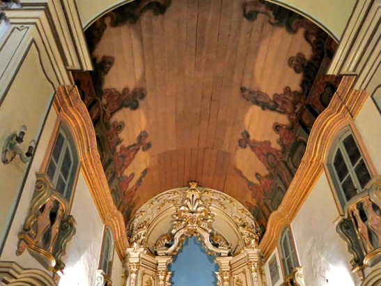 o teto do altar mor