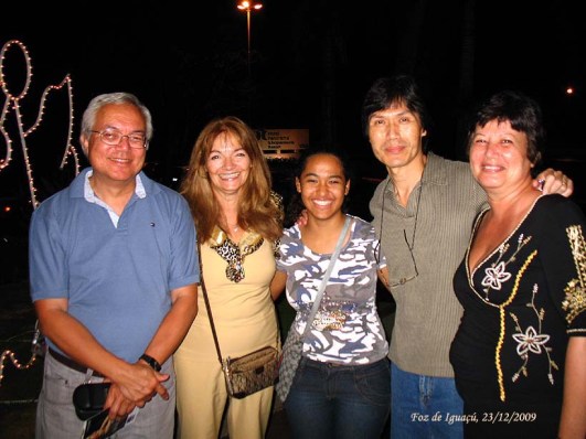 Esta foto foi o nosso primeiro encontro em Foz de Iguaçu em 2009