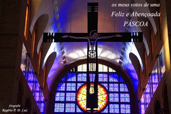 Basílica de Aparecida crucifixo mensagem Páscoa