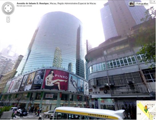 O local do Nam Van, visto da avenida