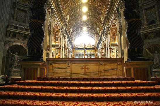 O altar do bandaquino