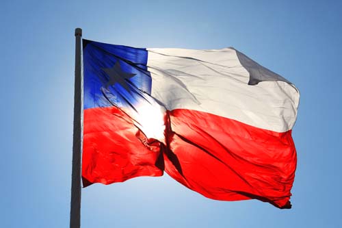 a bandeira do Chile