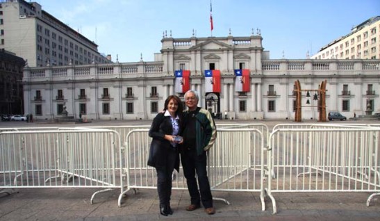 Lá estive com a Mia, e foi a Ana Cris que tirou a foto