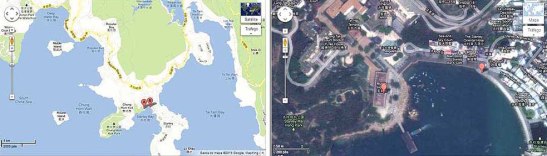 (foto da esquerda) 23- O Museu, em Stanley, Hong Kong. (da direita) 24- O Murray House, à esquerda, na baía de Stanley