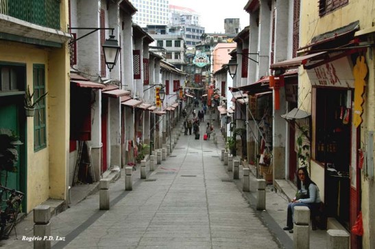 Rua da Felicidade em Dezembro de 2007
