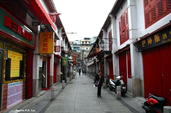 Rua da Felicidade em Dezembro de 2007