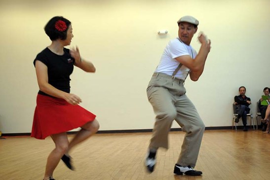 o casal Linda e Alan Lau do Hot Blood