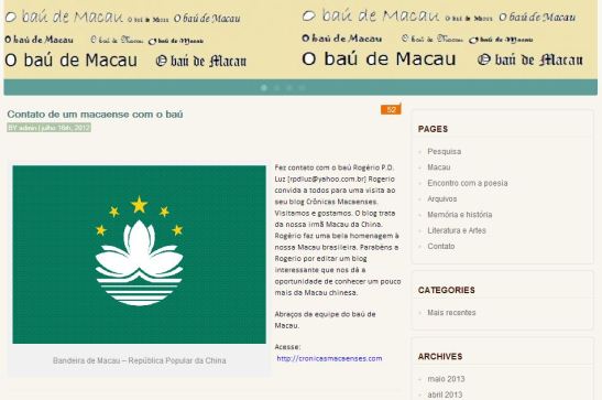 Macau RN post do Bau de Macau