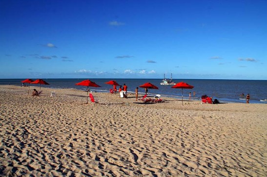 Praia de Tambaú em pleno feriado prolongado de Corpus Christi estava tranquila e com pouca gente