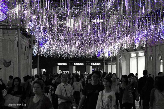 O que importava eram os enfeitos