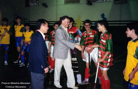 Foi apresentado por João Bosco da Silva à (antiga) equipe de hóquei da Casa