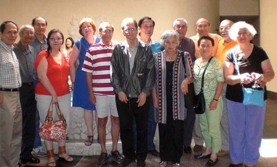 Henrique com a malta macaense de Toronto