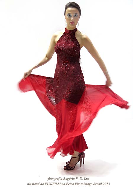 Modelo do stand Fujifilm da PhotoImage Brasil 2013 (04)