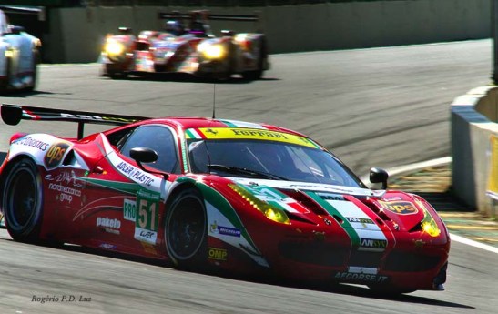 1º na categoria LMGTE Pro: Ferrari F458 Italia com os pilotos: Gianmaria BRUNI, Giancarlo FISICHELLA