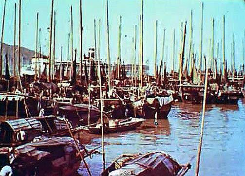 "tán-ká" barcos-habitações