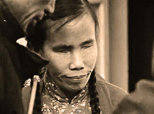 uma cega no campo de refugiados