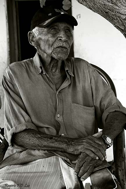 Sr. João, um antigo pescador com muitas história para contar