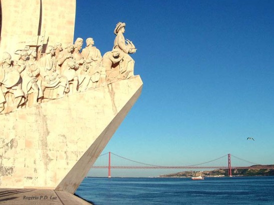 Monumento aos Descobrimentos em Lisboa, Portugal (foto Rogério P.D. Luz)