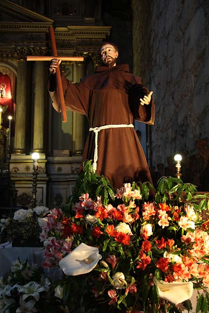 São Francisco, imagem da Igreja católica de seu nome em Santiago do Chile