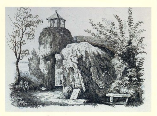 “Gruta de Camões” gravura (188…) do Arquivo Histórico Ultramarino