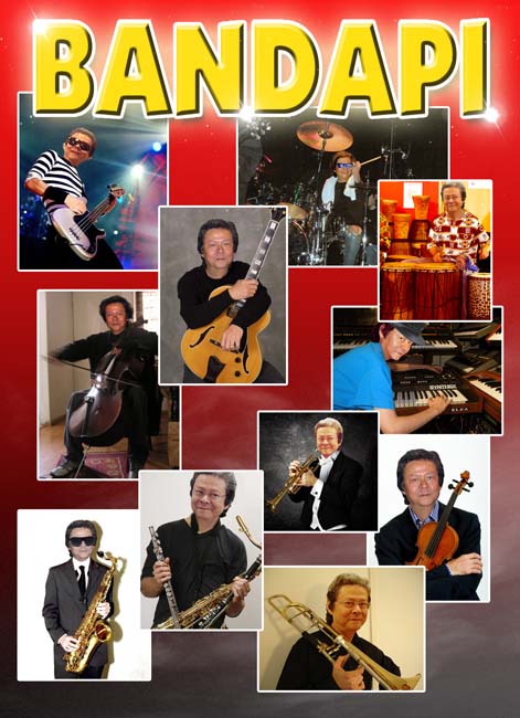 Bandapi, é Api na guitarra, Api no baixo, Api na bateria, Api no sax, Api  nos teclados, Api no violino ... Api isso, Api aquilo, enfim tudo Api.