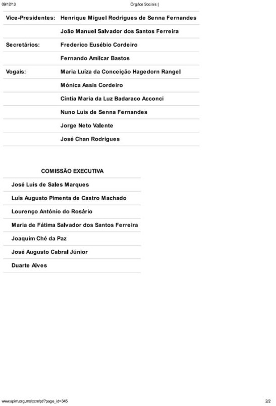 Conselho Comunidades Macaenses orgaos sociais 2013 edit (02)