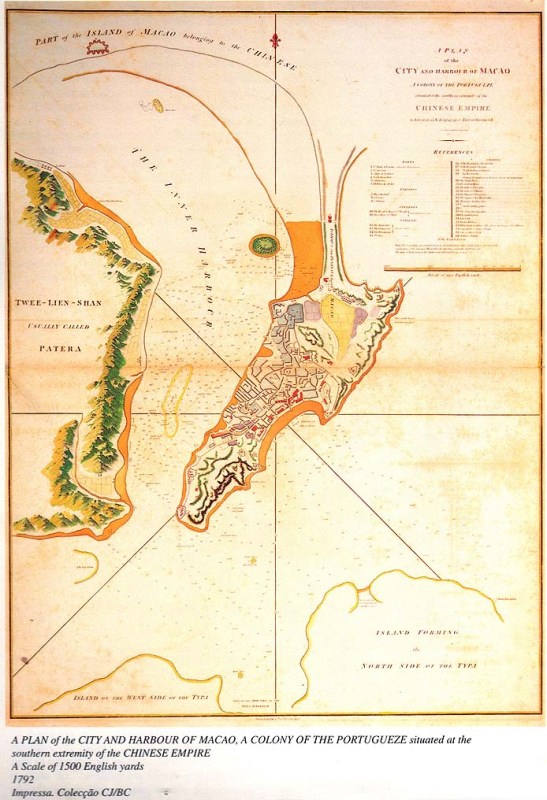 Macau mapa 1792