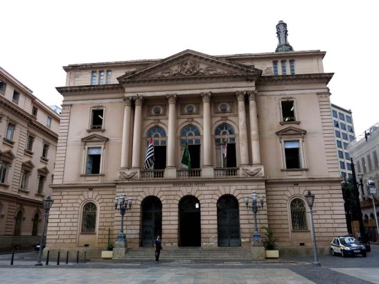 Prédio histórico do Pátio do Colégio, no centro velho de São Paulo