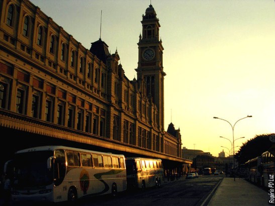Estação da Luz e Museu da Língua Portuguesa, em São Paulo