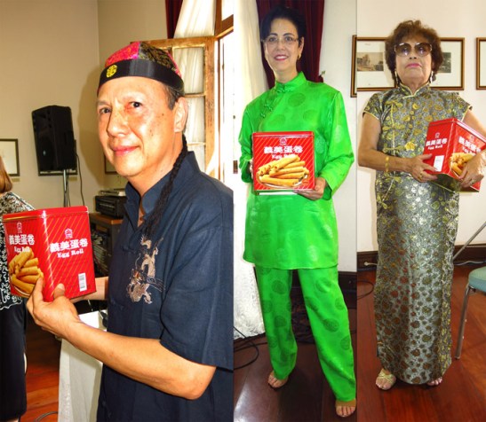 da esquerda: Eduardo Silva, Marina Barros e Mariazinha Carvalho