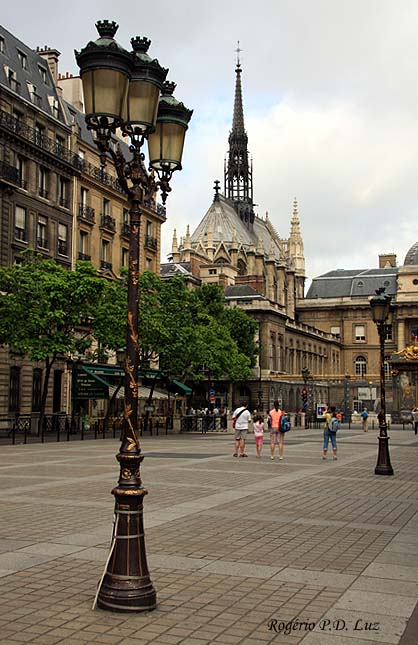 A capela ao lado do atual Palácio de Justiça