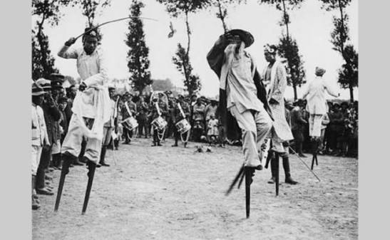 Entretendo topas inglesas. (National Library of Scotland)