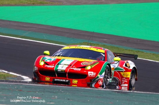 A Ferrari 458 Italia melhor classificada, em 3º, pilotado por Davide Rigon, James Calado (AF Corse-Ferrari/LMGTE-Pro)  