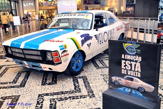 O carro do promotor do evento Paulo Soláriz que irá disputar a nova categoria Old Stock Race com Opalas dos anos 70 restaurados