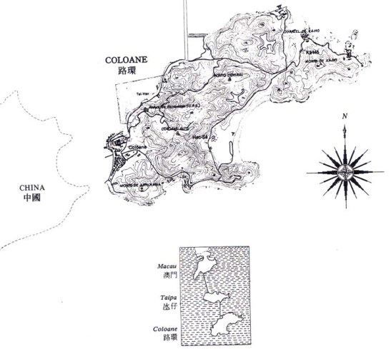 Macau Colocane mapa 4