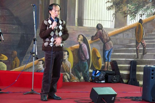 O presidente da CMSP, Frederico António, discursa
