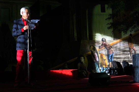 Pedro Almeida, da comunidade macaense do Rio de Janeiro.