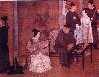 Pintura de Gu Hongzhong (imagem do livro - Na Afirmação de uma Identidade)