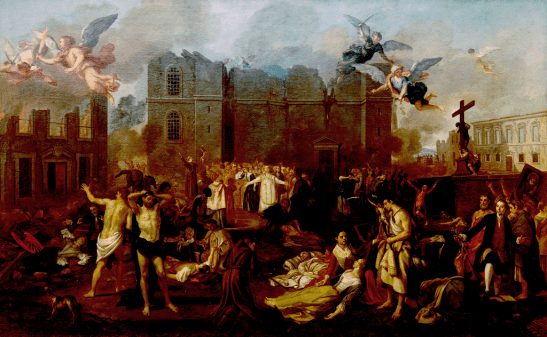 Alegoria ao terramoto de 1755 (Wikimedia Commons)