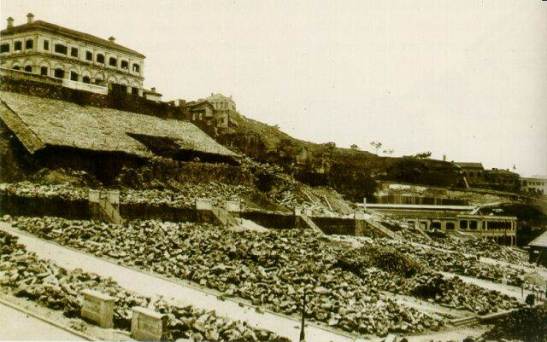 1894年鼠疫過後，太平山區全力進行重建rebuild Victoria after the “black death”