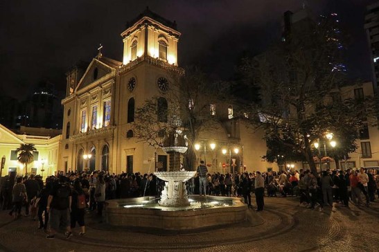 Sé Catedral o destino final da primeira procissão (foto: M.V. Basílio)