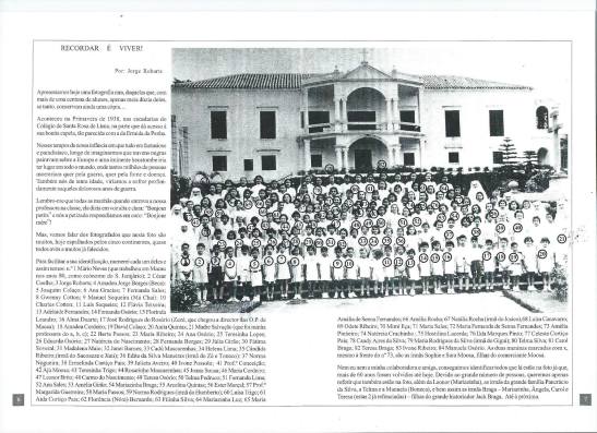 Macau Colegio Santa Rosa Jorge Robarts