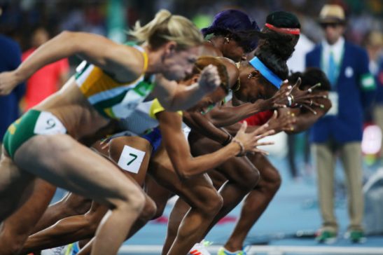 3 de Agosto de 2016 - Rio 2016 - Atletismo -Elaine Thompson vence a Prova dos 100m Feminino .Foto: Roberto Castro/ Brasil2016