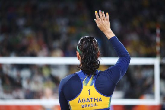 14 de Agosto de 2016 - Rio 2016 - Vôlei de Praia - Agatha e Barbara X Ukolova Birlova .Foto: Roberto Castro/ Brasil2016