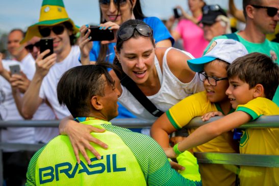 Rio de Janeiro- RJ- Brasil- 16/08/2016- Olimpíadas Rio 2016- Canoagem- Masculino 1000 metros. O atleta brasileiro Isaquias Queiroz, ficou com a prata. Foto: Ministério do Esporte
