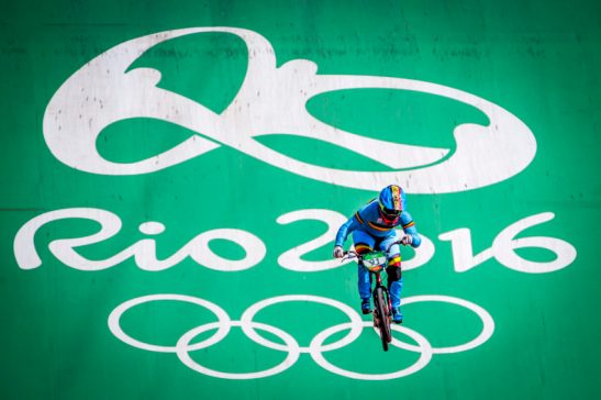 18/08/2016- Rio de Janeiro- RJ, Brasil- Rio 2016: competição de ciclismo BMX, no Complexo de Teodoro. Foto: Brasil 2016