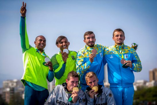 Olimpiadas Rio2016.20.08.16 Canoagem 1000m Isaquias e Erlon prata Foto Brasil 2016.Fotos Publicas