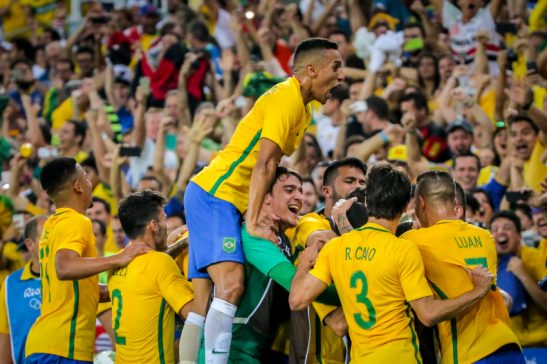 Rio de Jnaneiro- RJ- Brasil- 20/08/2016- Olimpíadas Rio 2016- Futebol masculino- Final- Brasil e Alemanha. Foto: Ministério do Esporte
