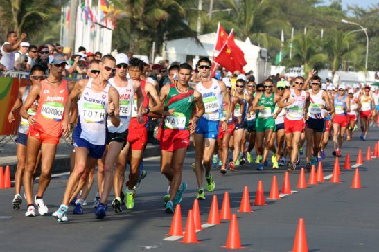 19/08/16 -Prova de 50 km de marcha atlética. Fotos: Francisco Medeiros/ME.
